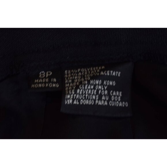 Vintage 90s Black Pencil Skirt size 8P - Picture 8 of 10